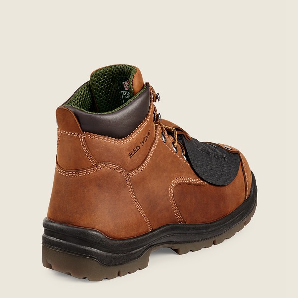 Safety Støvler Herre - Red Wing King Toe® - 6-Inch Toe Metguard - Brune - QVNLIC-645